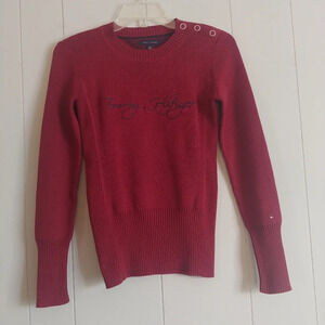 Tommy Hilfiger Sweater Women’s Maroon XS